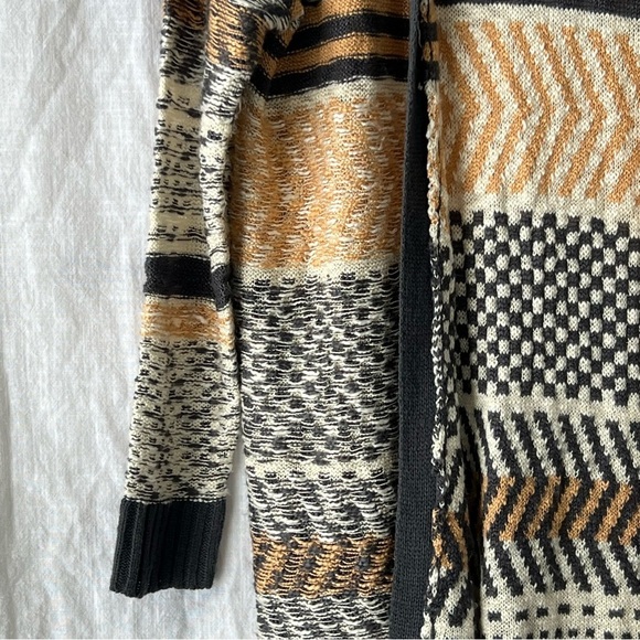 Marled Reunited Clothing Long Duster Cardigan Open Front Size Medium - Picture 7 of 8